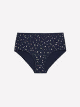 Blue Floral Cotton Brief - ti Voglio