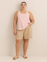 Cotton Tencel Blend Bermuda Short