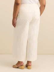 Cropped Wide-Leg Mid-Rise Jeans - d/C JEANS