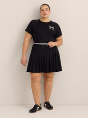 Responsible, Dark Pleated Skort - Active Zone