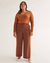 Wide-Leg City Pant