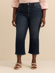 Mid-Rise Kick-Fit Flared Denim - Addition Elle
