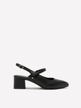 Extra Wide Width, Pointed-Toe Slingback with Block Heel