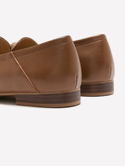 Extra Wide Width, Brown Leather Loafer