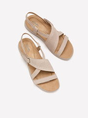 Wide Width, Nubuck Maelynn Gem Strappy Sandal - Clarks