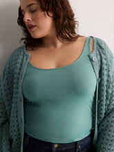 Blue Reversible Bodycon Tank Top