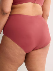 Red No-Show Full Microfibre Brief - tiVOGLIO