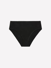 Black High-Cut Ribbed Knit Brief - tiVOGLIO