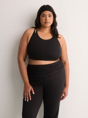 Responsible, Double Knit Fooler Crop Top - Active Zone