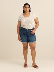 Sweetie Slim Floral Cap-Sleeve Tee - Levi's