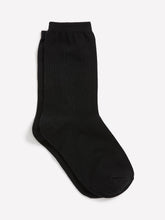 Black Basic Crew Socks
