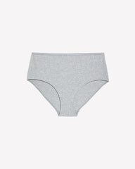 Heathered Cotton Blend Brief with Heart Print - ti Voglio