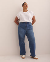 D/C Jeans Curvy Fit Wide Leg Denim Pant – Petite, Cotton Blend