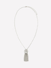 Medium Silver Necklace with Tassel Pendent