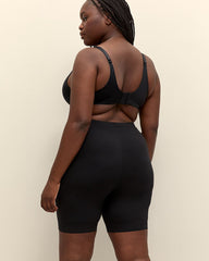 Long Leg Cotton Anti-Chafing Jersey Brief With Lace Trim - tiVOGLIO