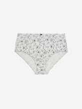Grey Heather Cotton Brief with Dotted Floral Print - ti Voglio