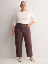 Blue Classic-Fit High-Rise Barrel-Leg Jeans - d/C jeans