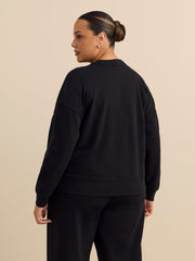 French Terry Button-Up Cardigan - Active Zone