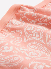 Pink Cotton Full Brief with Paisley Print - tiVOGLIO