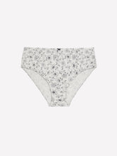High-Cut Heather Cotton Brief with Dotted Floral Print - ti Voglio