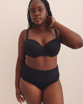 Light Control Microfibre Brief with Mesh Inserts - Déesse Collection
