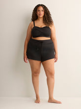 Black Stretch Basic Swim Short