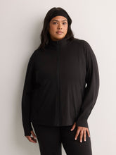 Responsible, Double Knit Mock-Neck Zipper Jacket - Active Zone