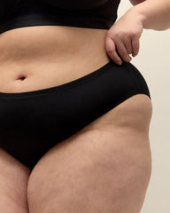Basic High-Cut Cotton Solid Brief - ti Voglio