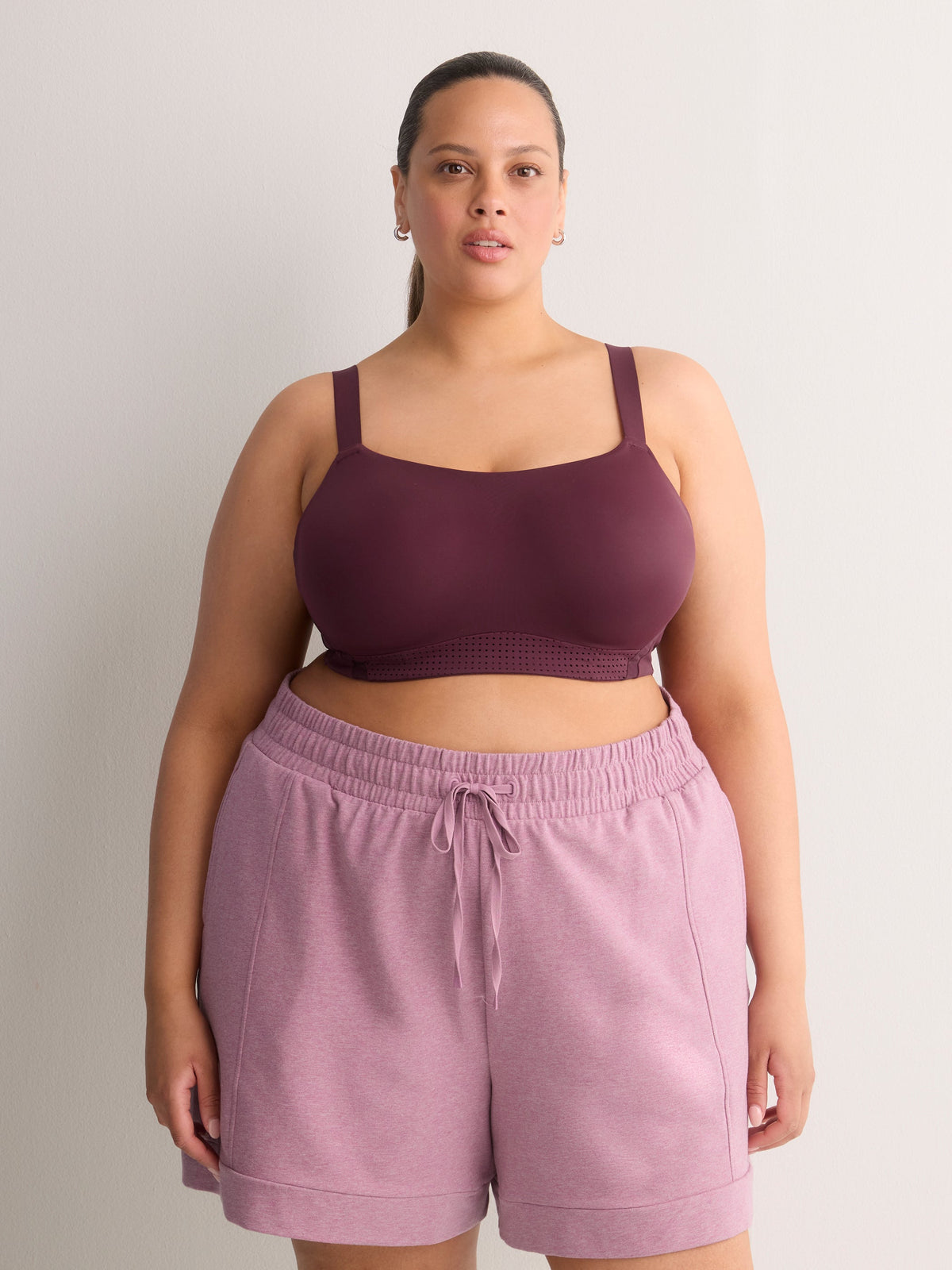 Purple Medium Support Flex Wire Sports Bra - Active Zone