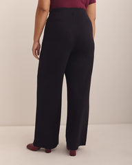 Responsible, Essential Ponte de Roma Wide-Leg Pant