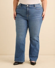 Classic-Fit Flare-Leg High-Rise Denim - d/C JEANS