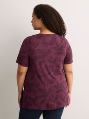 Responsible, Modern-Fit V-Neck Short-Sleeve Tunic Top
