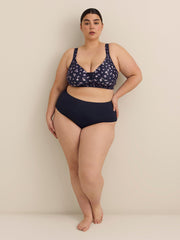 Wireless Breathable T-Shirt Bra, Rose Print - ti Voglio