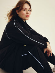 Knit Zip Front Track Jacket - Active Zone