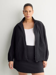4-Way Stretch Jacket with Cinched Waist - Active Zone