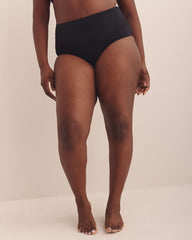Light Control Microfibre Brief with Mesh Inserts - Déesse Collection