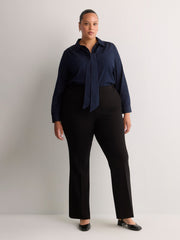 Black Savvy II Boot-Cut Pant