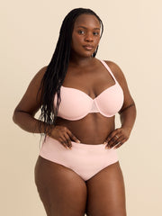 Breathable Padded T-Shirt Bra with Lace Trim - ti Voglio