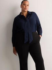 Black Savvy II Boot-Cut Pant