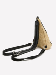 Straw Slingback Bag