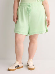 French Terry Tulip-Hem Bermuda Short - Active Zone