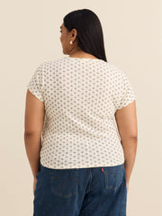 Sweetie Slim Floral Cap-Sleeve Tee - Levi's