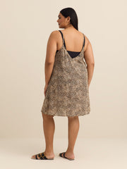 Nicole Printed Sleeveless Cover-Up Dress - Body Glove