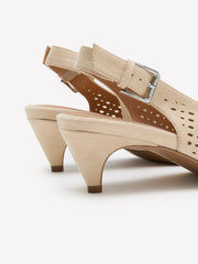 Extra Wide Width, Kitten-Heel Slingback Shoe