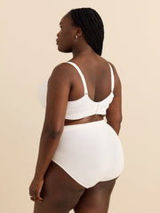 Microfibre and Pointelle Padded Wireless Bra - Déesse Collection