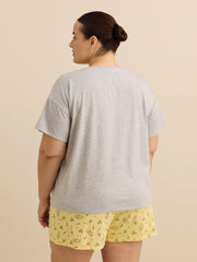 Heather Grey Winnie the Pooh Henley Pyjama Tee - ti Voglio