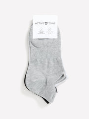 Ankle Socks with Extended Tab, 3-Pack - Active Zone
