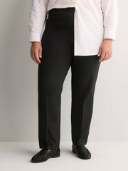 Responsible, Petite, Gray Straight-Leg Savvy Pant