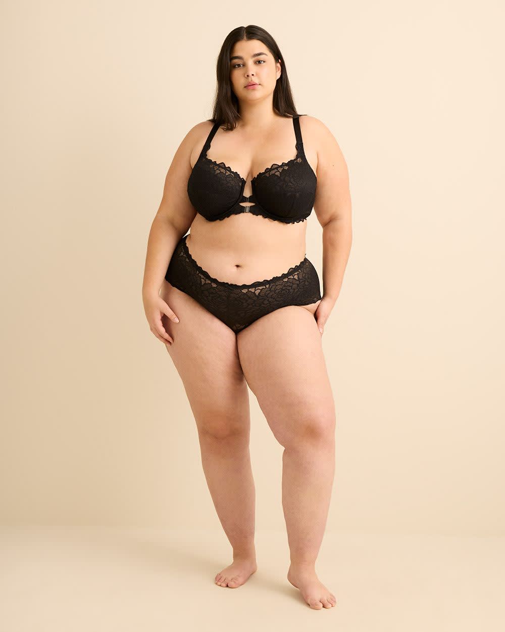 Full Brief With Lace Waist - Déesse Collection