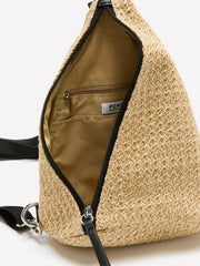 Straw Slingback Bag